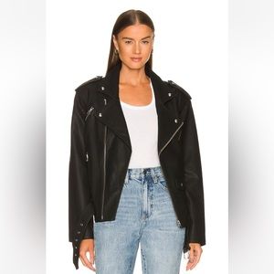 NWOT Pistola Blain Faux Moto Jacket